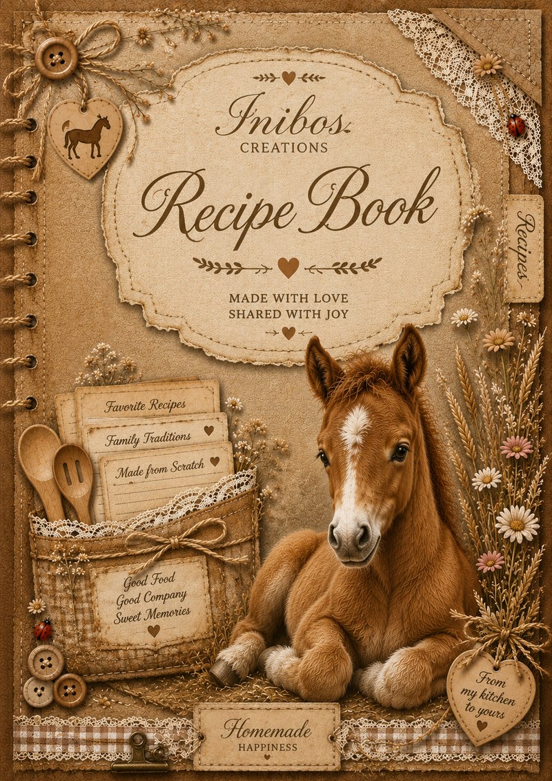 Inibos Creations Recipe Book cover