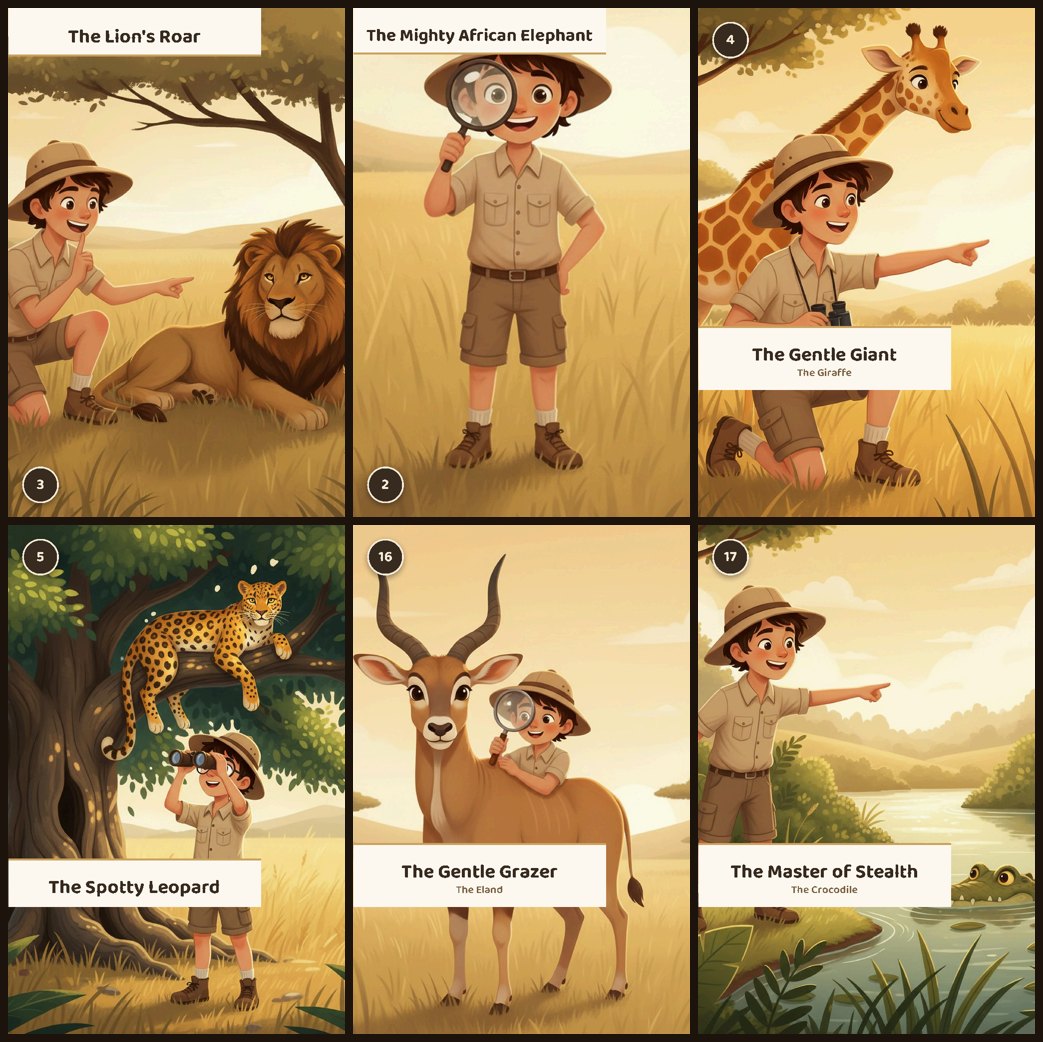 Wilder's Wild World children's book series — six illustrated covers